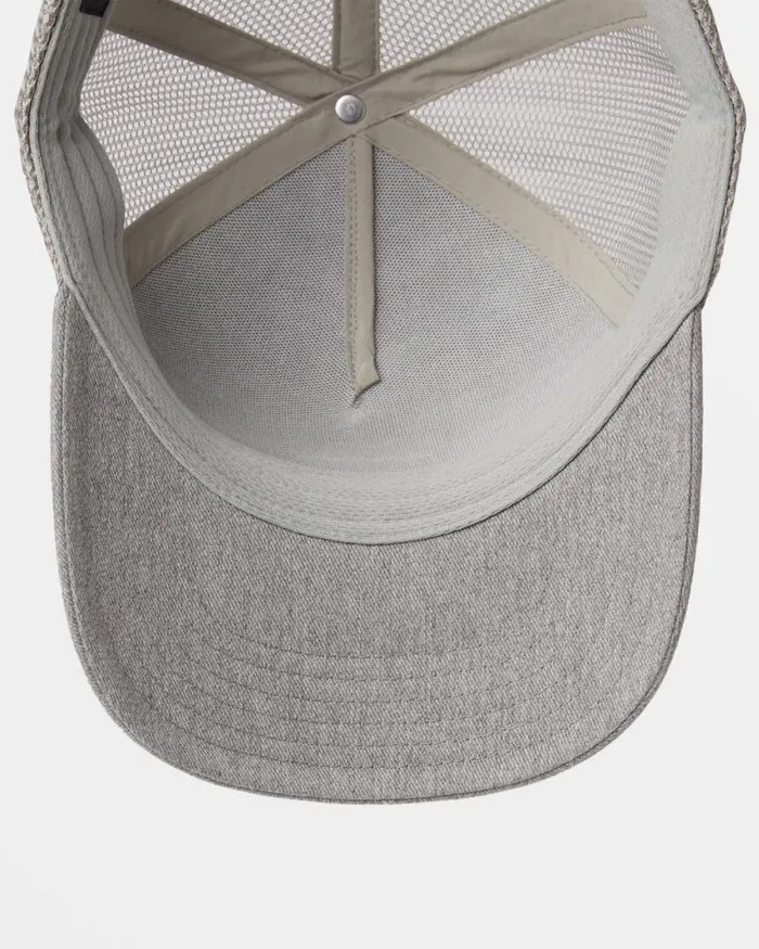 Billabong Beanies and Hats Stacked Trucker Hat Grey Heather 8211 Men Billabong Beanies and Hats Stacked Trucker Hat Grey Heather 8211 Men