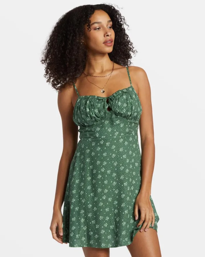 Billabong Dresses Island Calling Mini Dress Emerald Bay 8211 Women Billabong Dresses Island Calling Mini Dress Emerald Bay 8211 Women