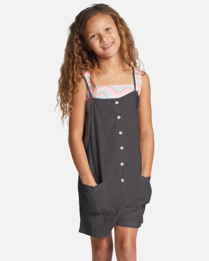 Billabong Girls039 Dresses and Rompers Girls Wave Watch Romper Off Black 8211 Women Billabong Girls039 Dresses and Rompers Girls Wave Watch Romper Off Black 8211 Women