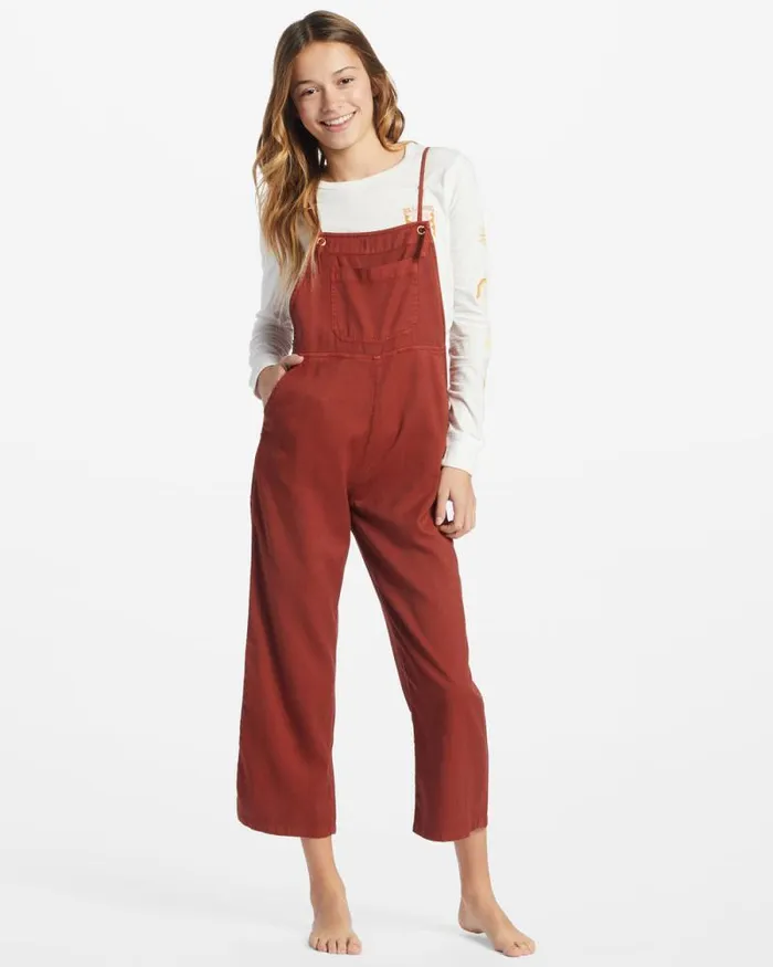 Billabong Girls039 Dresses and Rompers Girls Wild Lengths Jr Overalls Deep Sienna 8211 Women Billabong Girls039 Dresses and Rompers Girls Wild Lengths Jr Overalls Deep Sienna 8211 Women