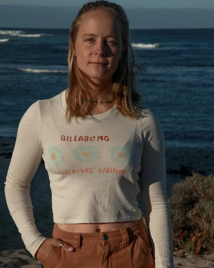Billabong Graphic Tees and Tanks Cabin Mate Long Sleeve Tshirt White Cap 8211 Women Billabong Graphic Tees and Tanks Cabin Mate Long Sleeve Tshirt White Cap 8211 Women