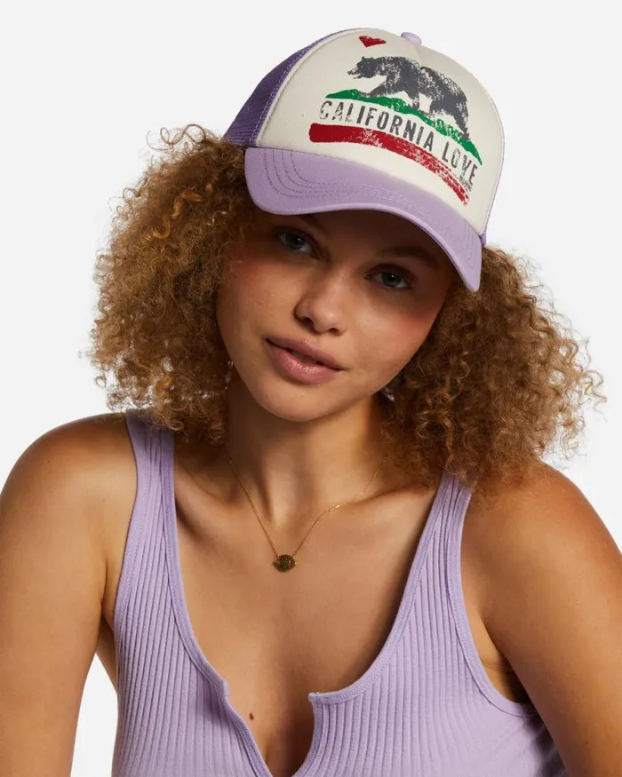 Billabong Hats and Beanies Pitstop Trucker Hat Lilac Breeze 8211 Women