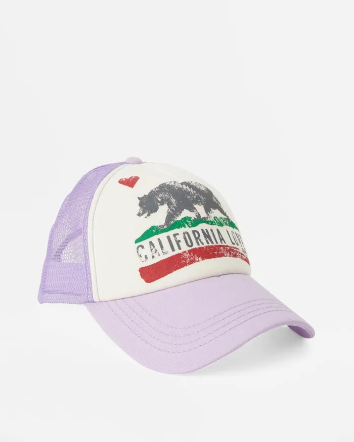 Billabong Hats and Beanies Pitstop Trucker Hat Lilac Breeze 8211 Women Billabong Hats and Beanies Pitstop Trucker Hat Lilac Breeze 8211 Women