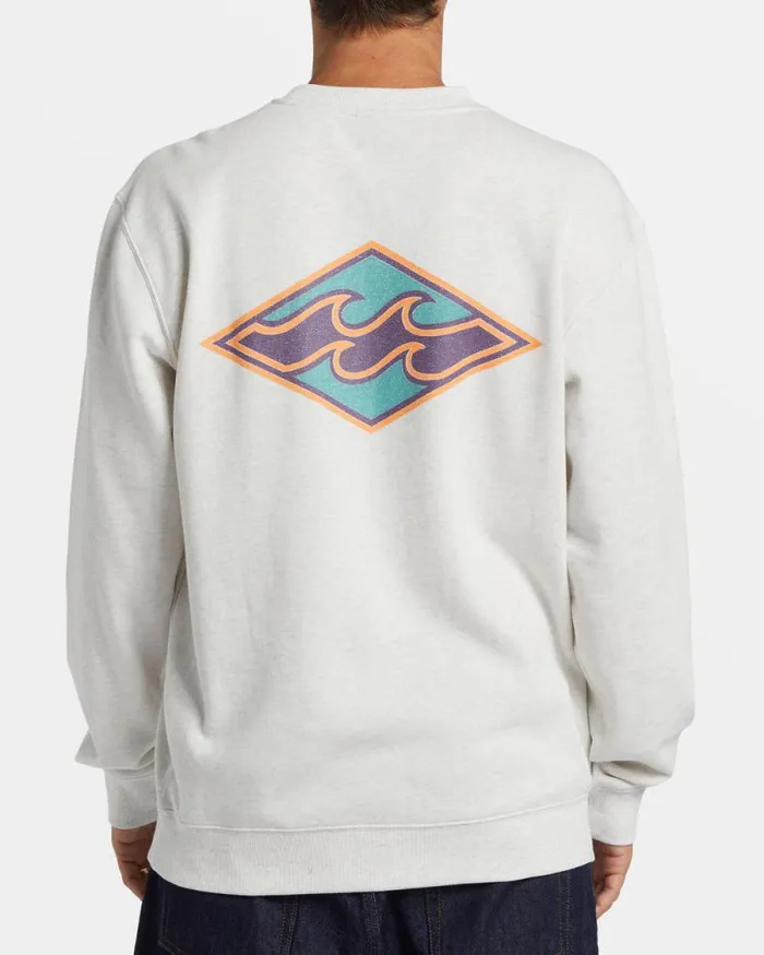 Billabong Hoodies and Fleece Short Sands Crewneck Sweatshirt Light Grey Heather 8211 Men Billabong Hoodies and Fleece Short Sands Crewneck Sweatshirt Light Grey Heather 8211 Men