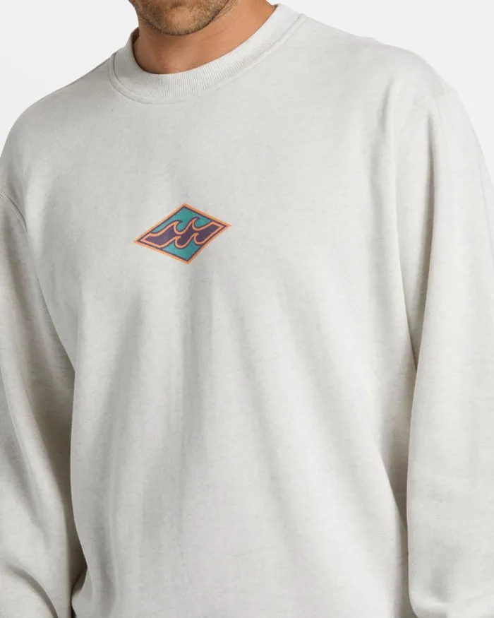 Billabong Hoodies and Fleece Short Sands Crewneck Sweatshirt Light Grey Heather 8211 Men Billabong Hoodies and Fleece Short Sands Crewneck Sweatshirt Light Grey Heather 8211 Men