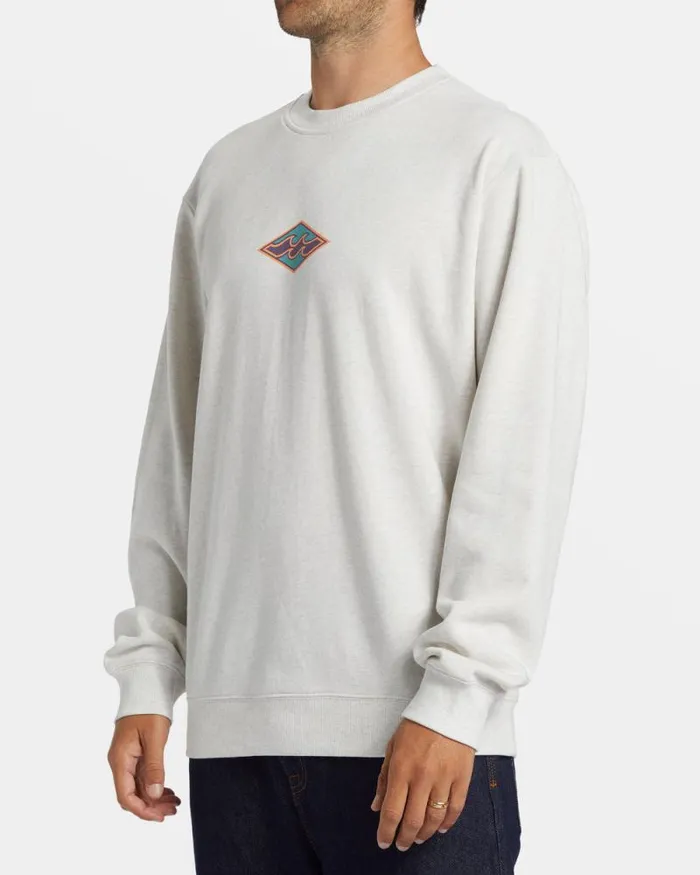 Billabong Hoodies and Fleece Short Sands Crewneck Sweatshirt Light Grey Heather 8211 Men Billabong Hoodies and Fleece Short Sands Crewneck Sweatshirt Light Grey Heather 8211 Men