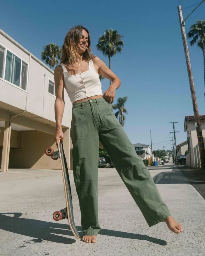 Billabong Jeans and Pants Stay Grounded StraightLeg Pants Treehugger 8211 Women Billabong Jeans and Pants Stay Grounded StraightLeg Pants Treehugger 8211 Women