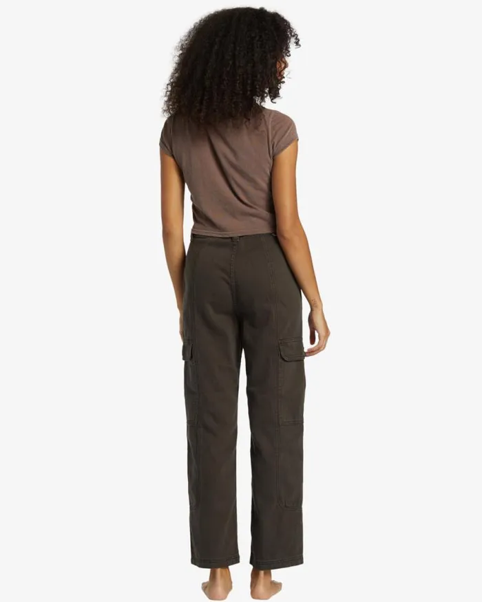 Billabong Jeans and Pants Wall To Wall Denim Cargo Pants Black Sands 8211 Women Billabong Jeans and Pants Wall To Wall Denim Cargo Pants Black Sands 8211 Women