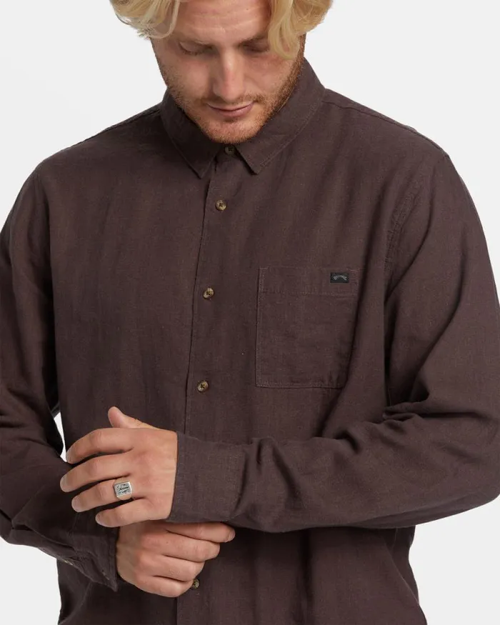 Billabong Shirts Ricardo Long Sleeve Shirt Plum 8211 Men Billabong Shirts Ricardo Long Sleeve Shirt Plum 8211 Men