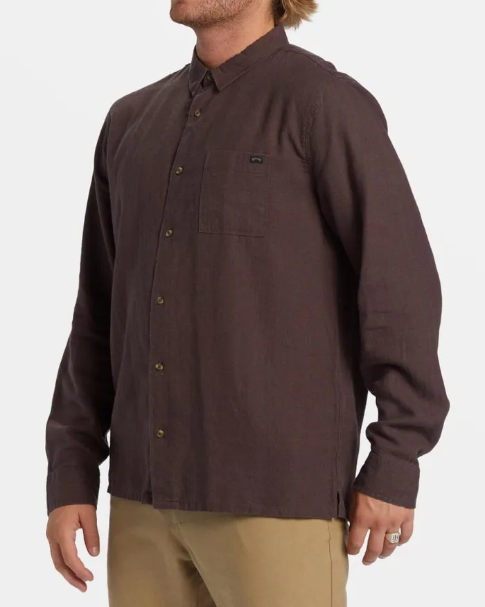 Billabong Shirts Ricardo Long Sleeve Shirt Plum 8211 Men Billabong Shirts Ricardo Long Sleeve Shirt Plum 8211 Men