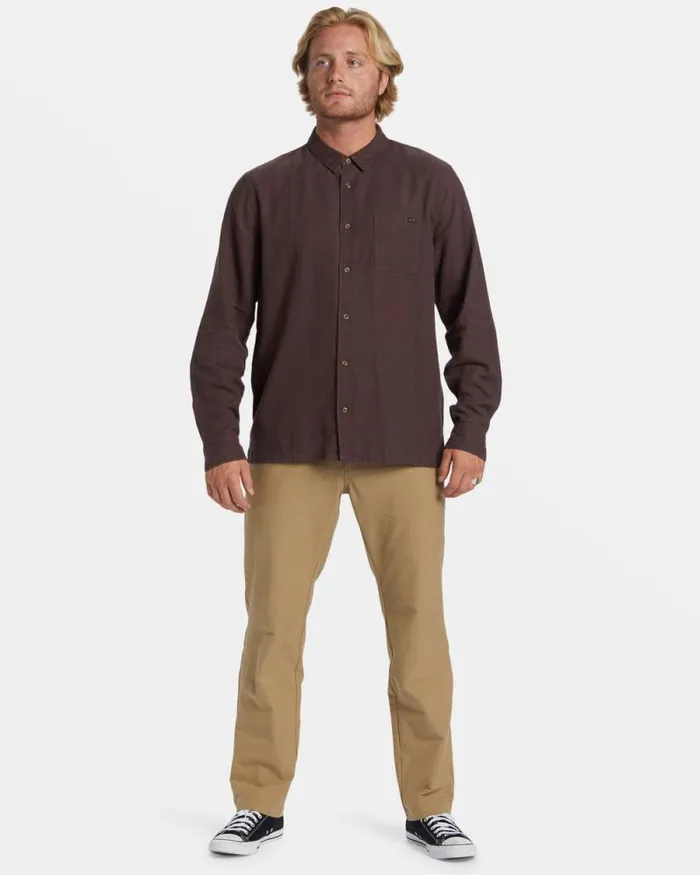 Billabong Shirts Ricardo Long Sleeve Shirt Plum 8211 Men Billabong Shirts Ricardo Long Sleeve Shirt Plum 8211 Men
