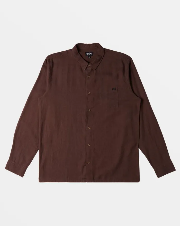 Billabong Shirts Ricardo Long Sleeve Shirt Plum 8211 Men Billabong Shirts Ricardo Long Sleeve Shirt Plum 8211 Men