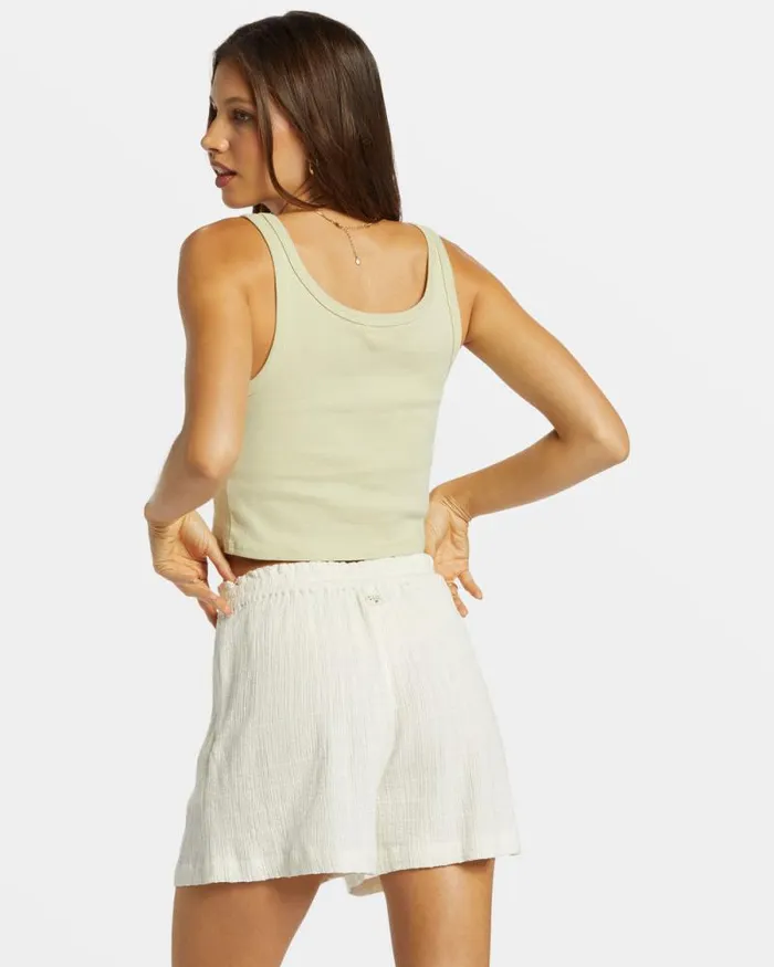 Billabong Shorts Sunset Elastic Waist Shorts Salt Crystal 8211 Women Billabong Shorts Sunset Elastic Waist Shorts Salt Crystal 8211 Women