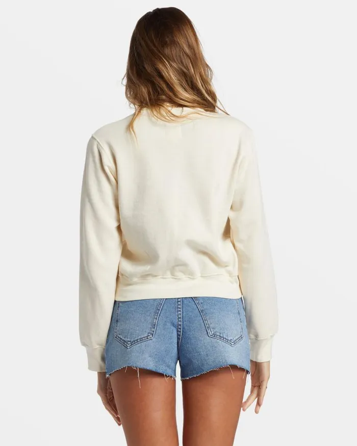 Billabong Sweatshirts and Fleece From Paradise Pullover Sweatshirt White Cap 8211 Women Billabong Sweatshirts and Fleece From Paradise Pullover Sweatshirt White Cap 8211 Women