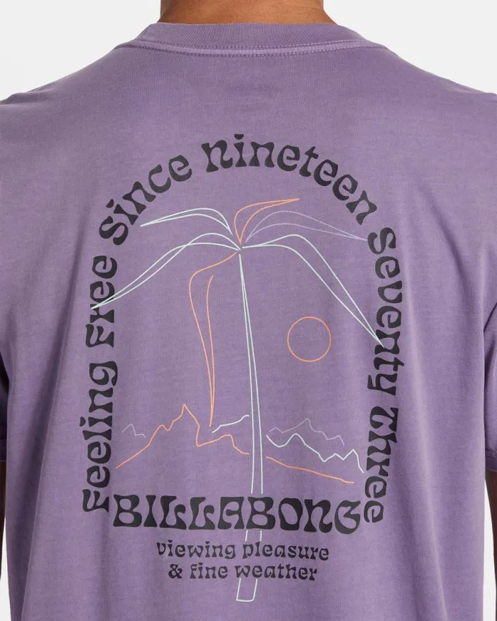 Billabong Wave Washed Essentials Vacay TShirt Dusty Grape 8211 Men Billabong Wave Washed Essentials Vacay TShirt Dusty Grape 8211 Men