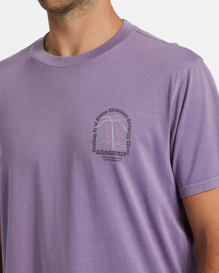 Billabong Wave Washed Essentials Vacay TShirt Dusty Grape 8211 Men Billabong Wave Washed Essentials Vacay TShirt Dusty Grape 8211 Men