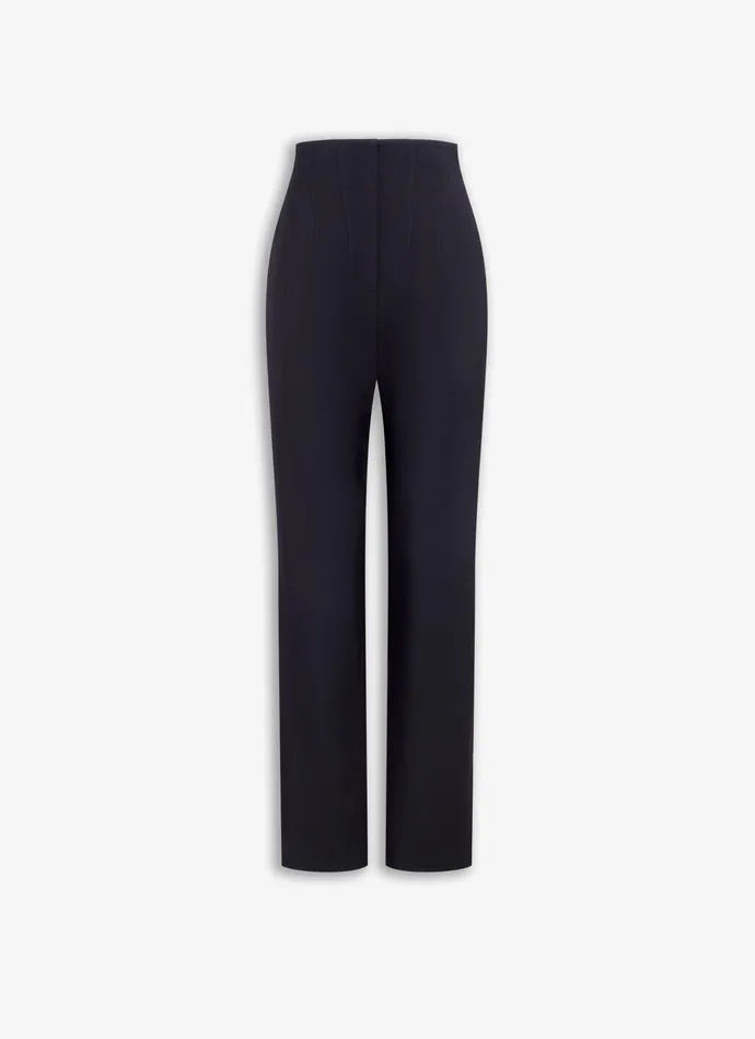 Black CORSET PANT Women Alaa Pants and Shorts
