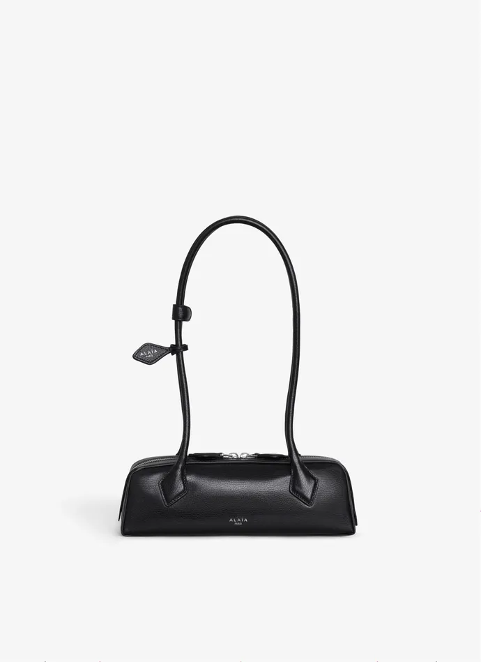 Black LE TECKEL SMALL BAG IN GOATSKIN Women Alaa Le Teckel