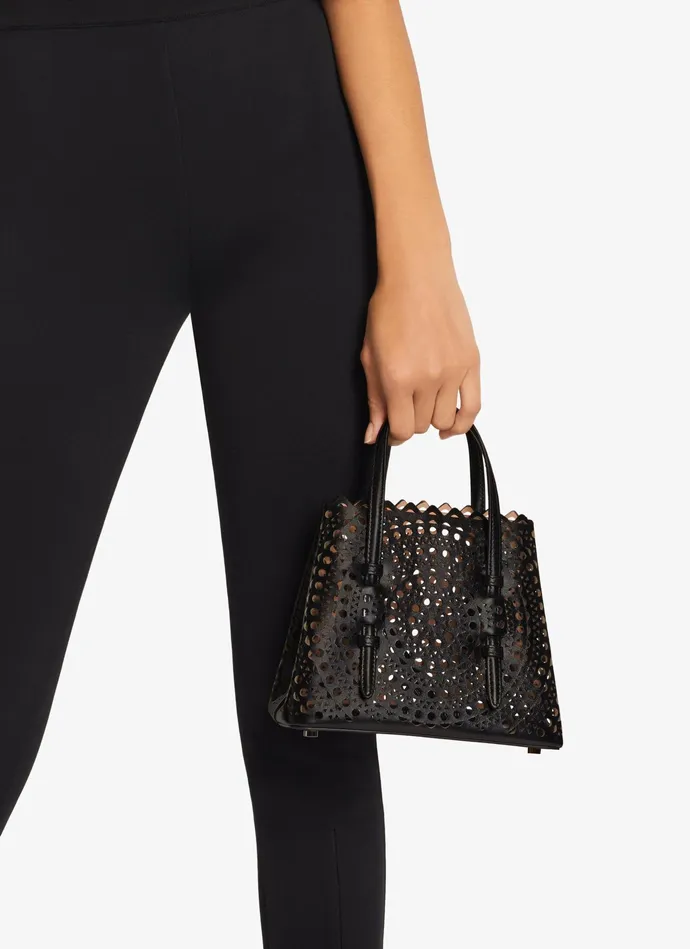 Black Mina 20 Bag In New Vienne Lux Calfskin Women Alaa Le Mina Black Mina 20 Bag In New Vienne Lux Calfskin Women Alaa Le Mina