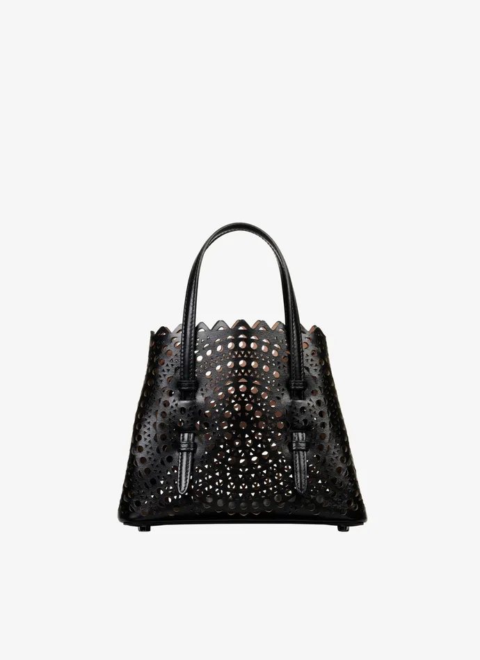 Black Mina 20 Bag In New Vienne Lux Calfskin Women Alaa Le Mina Black Mina 20 Bag In New Vienne Lux Calfskin Women Alaa Le Mina