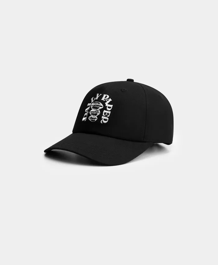 Black Ron Cap Black MenWomen Daily Paper Headwear