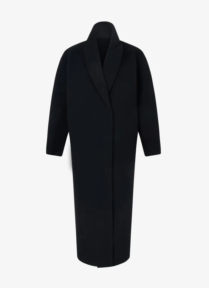 Black Wool Coat Women Alaa Coats and Jackets