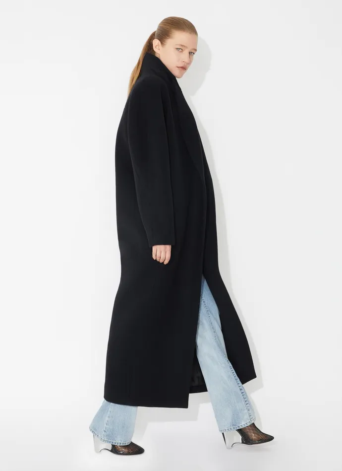 Black Wool Coat Women Alaa Coats and Jackets