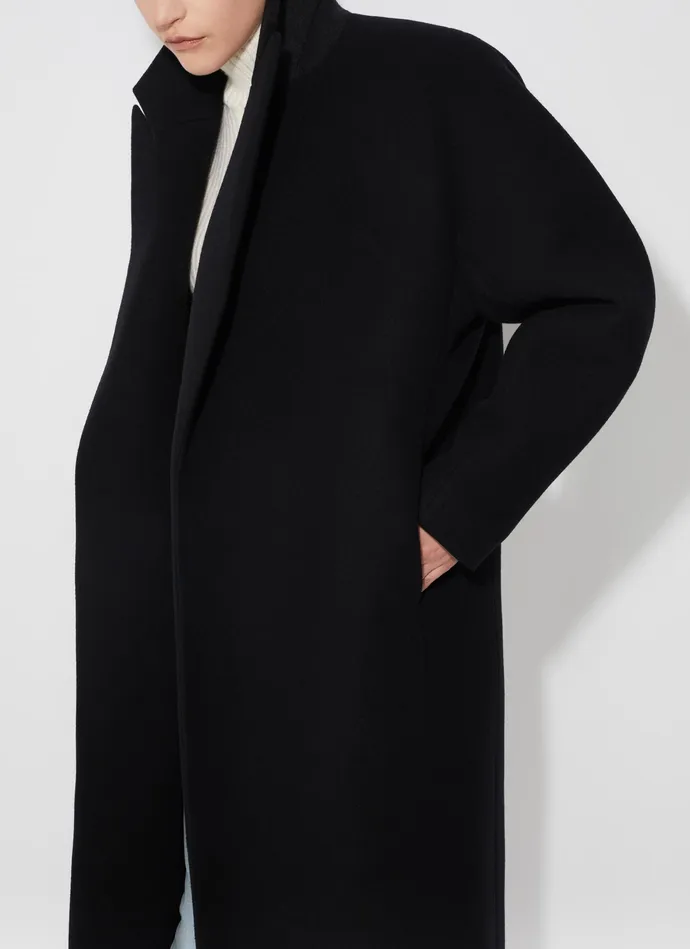 Black Wool Coat Women Alaa Coats and Jackets