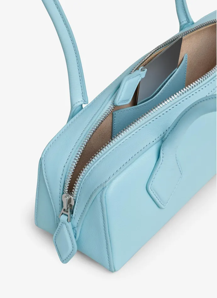 Blue LE TECKEL SMALL BAG IN GOATSKIN Women Alaa Le Teckel
