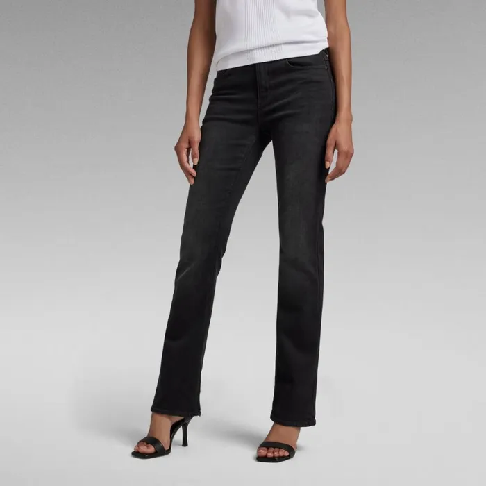 Bootcut and Flare Women GStar RAW Noxer Bootcut Jeans Jet Black