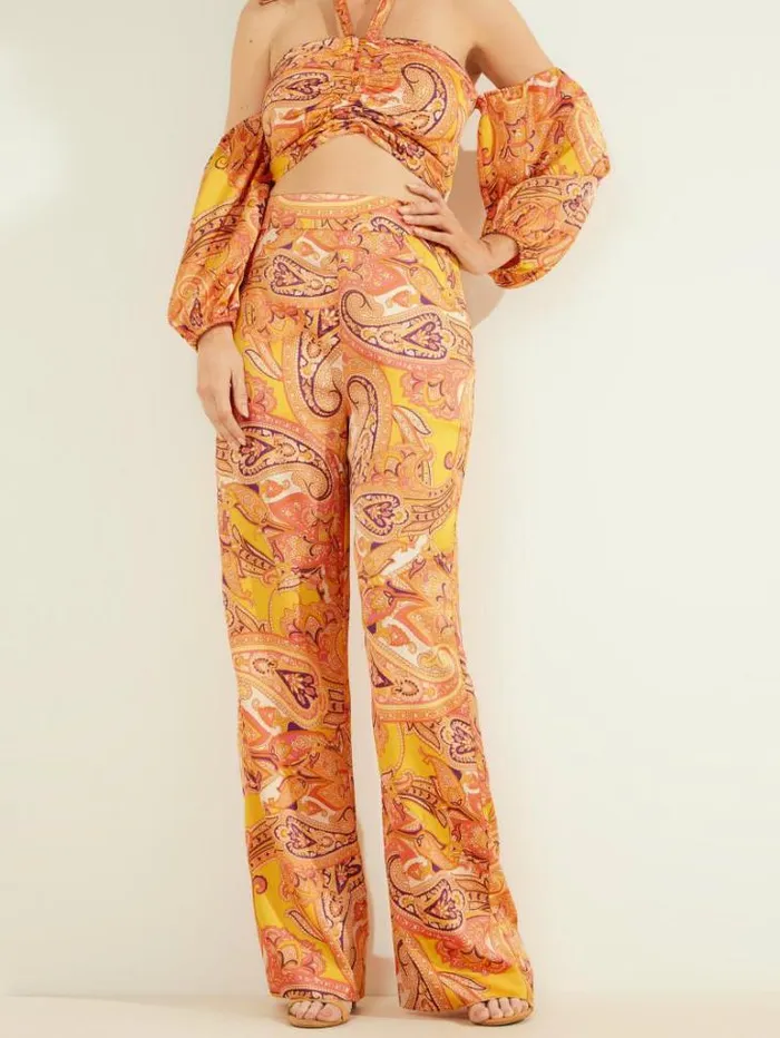 Bottoms Women Marciano Cabo Paisley Pant Cabo Paisley