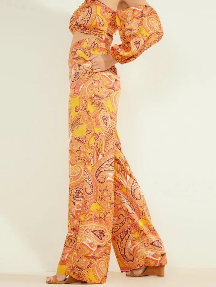Bottoms Women Marciano Cabo Paisley Pant Cabo Paisley Bottoms Women Marciano Cabo Paisley Pant Cabo Paisley