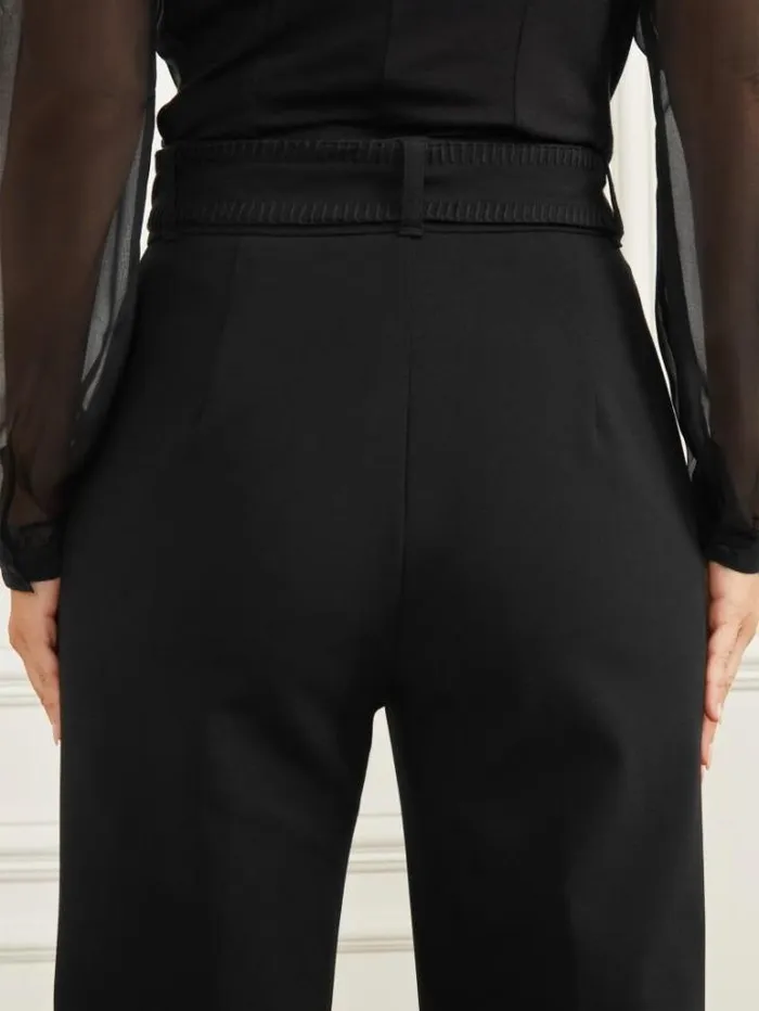 Bottoms Women Marciano Lilabeth Flared Pant Black Bottoms Women Marciano Lilabeth Flared Pant Black