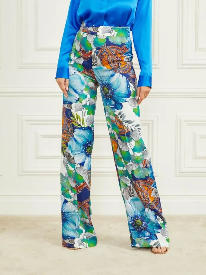 Bottoms Women Marciano Lucy Pant Lucky Charm Print