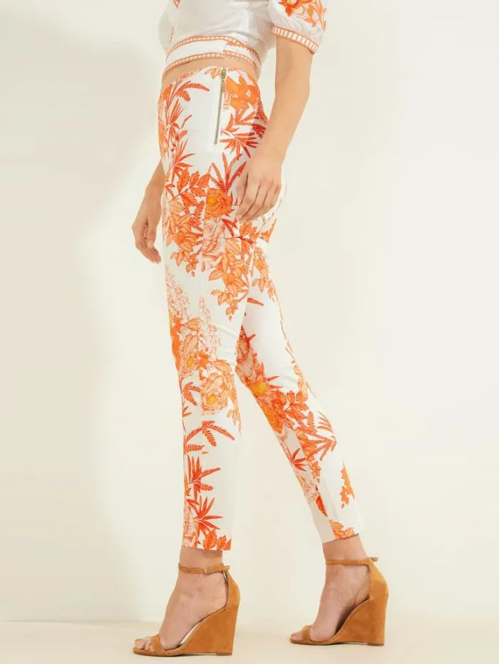 Bottoms Women Marciano San Lucas Elle Capri Pant San Lucas Floral Bottoms Women Marciano San Lucas Elle Capri Pant San Lucas Floral
