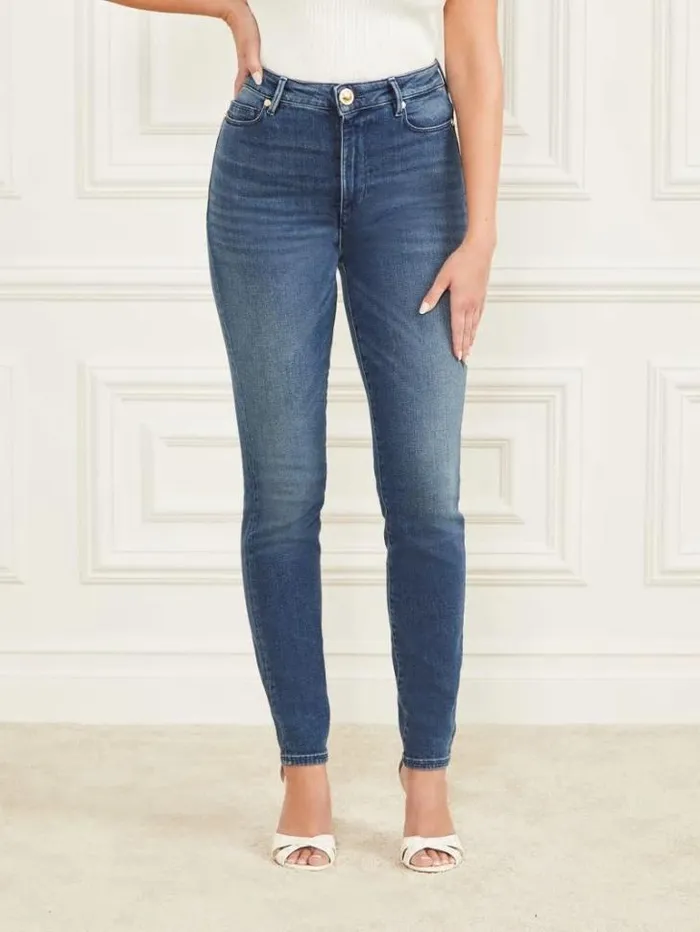 Bottoms Women Marciano Stiletto No97 Jean Night Blue Wash