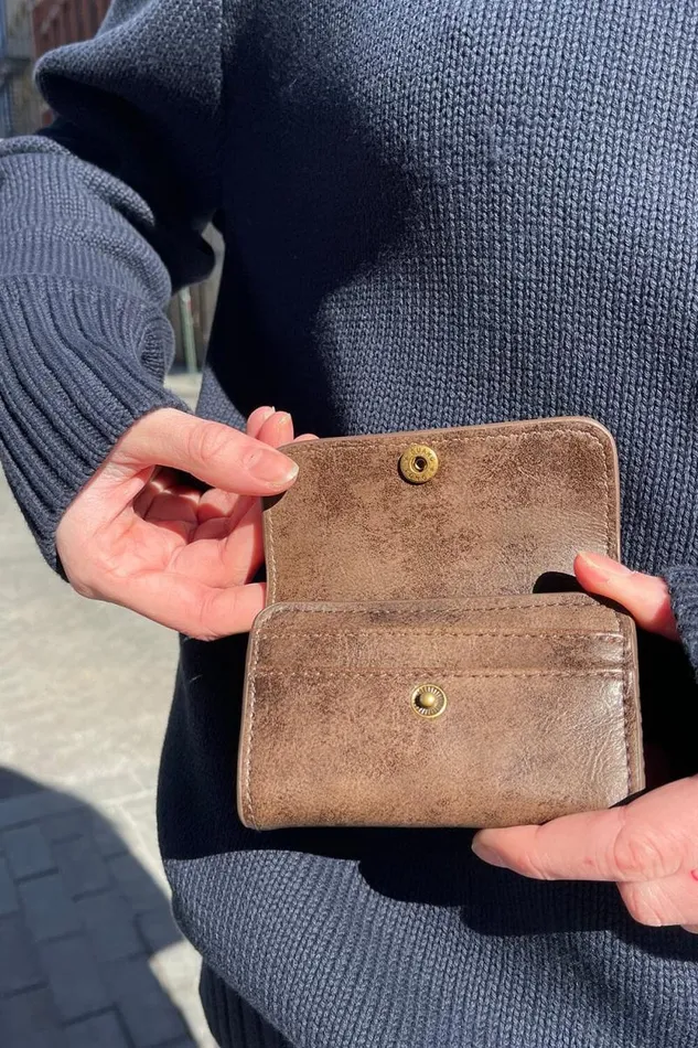 Brandy Melville Bags and Backpacks Brown Leather Wallet Brown 8211 Women