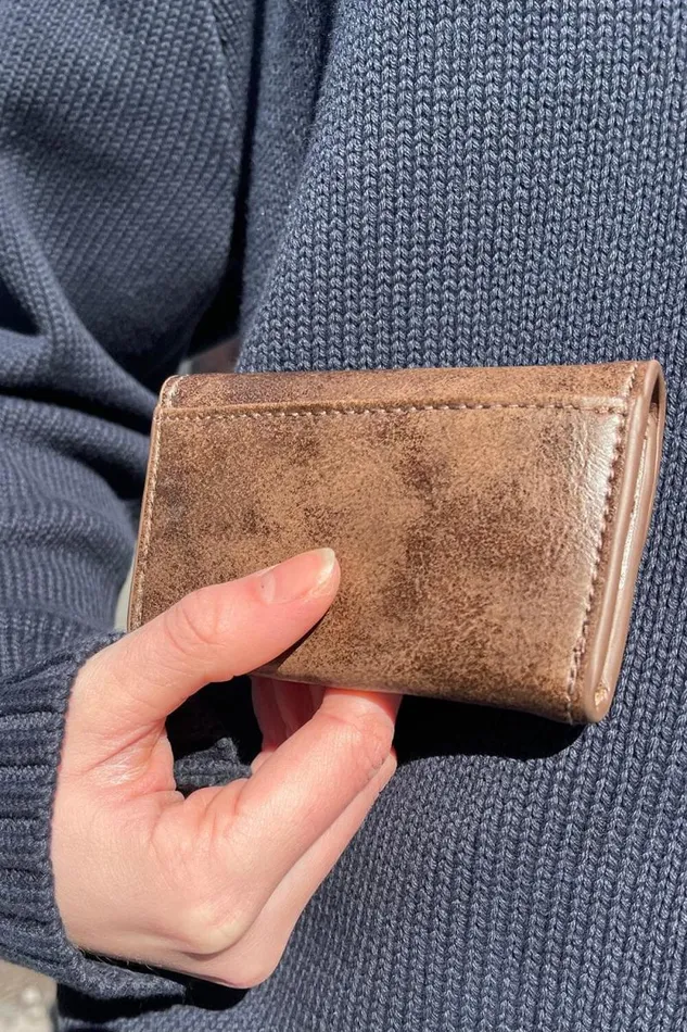 Brandy Melville Bags and Backpacks Brown Leather Wallet Brown 8211 Women