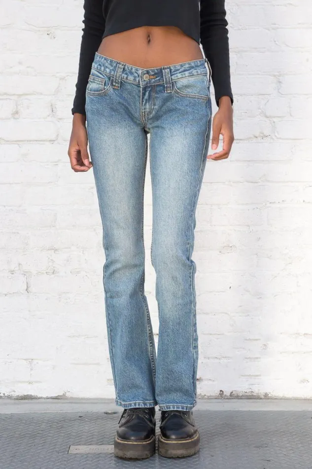 Brandy Melville Bottoms Kylie Jeans Medium Wash Denim 8211 Women