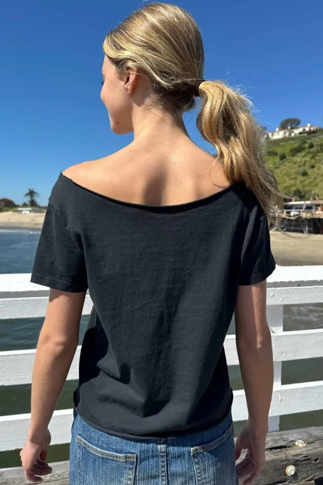 Brandy Melville Graphics Robyn New York Top Black 8211 Women