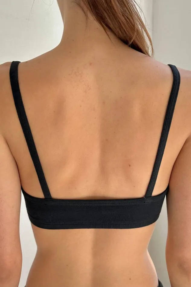 Brandy Melville Intimates Isla Bra Top Black 8211 Women