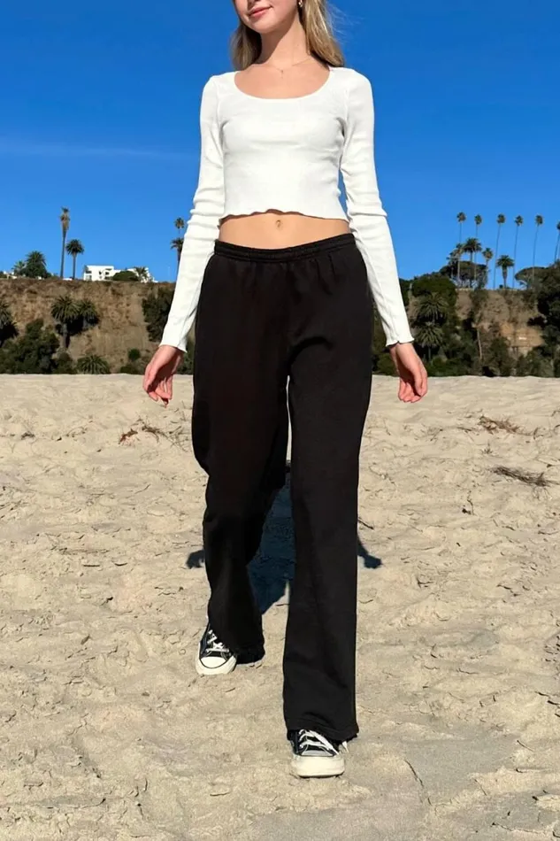 Brandy Melville Sweatpants and Sweatshirts Anastasia Tie Sweatpants Black 8211 Women Brandy Melville Sweatpants and Sweatshirts Anastasia Tie Sweatpants Black 8211 Women