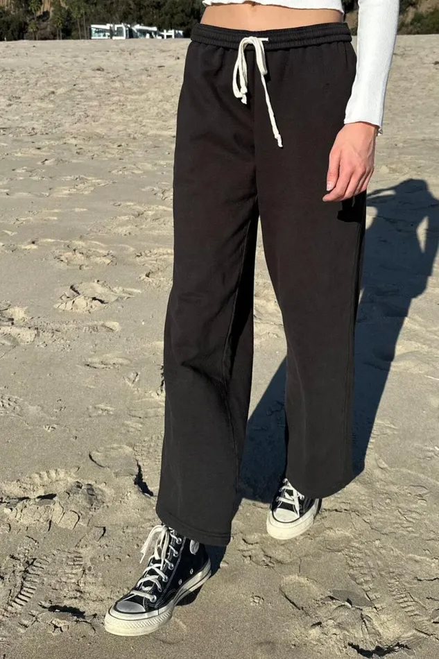 Brandy Melville Sweatpants and Sweatshirts Anastasia Tie Sweatpants Black 8211 Women