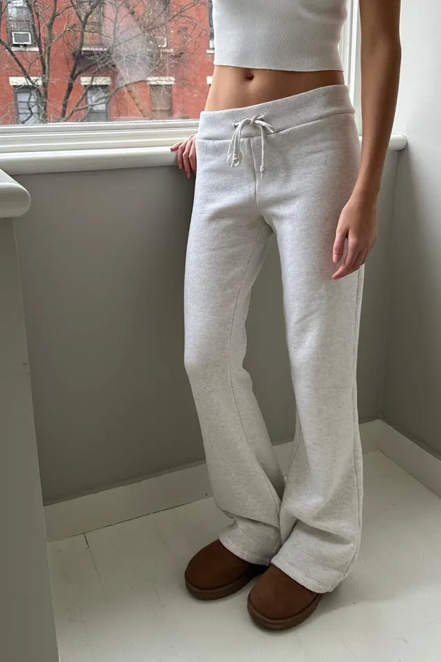 Brandy Melville Sweatpants and Sweatshirts Hillary Soft Yoga Pants Silver Grey 8211 Women