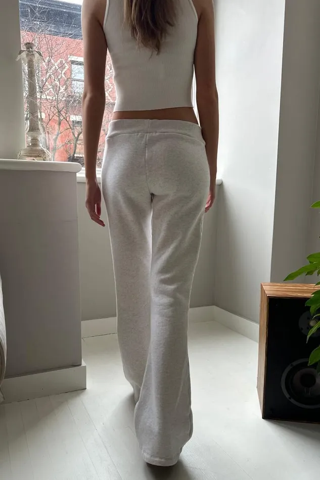 Brandy Melville Sweatpants and Sweatshirts Hillary Soft Yoga Pants Silver Grey 8211 Women