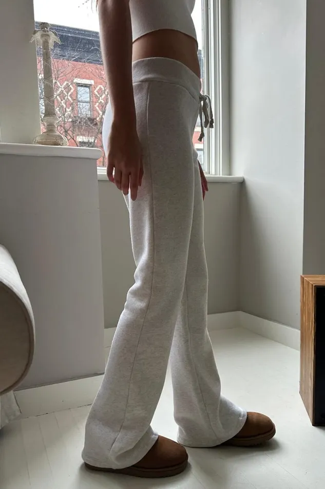 Brandy Melville Sweatpants and Sweatshirts Hillary Soft Yoga Pants Silver Grey 8211 Women