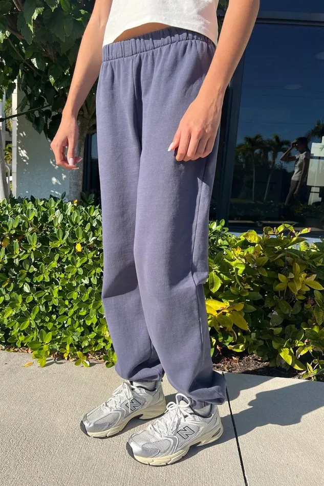 Brandy Melville Sweatpants and Sweatshirts Rosa Sweatpants Faded Navy Blue 8211 Women