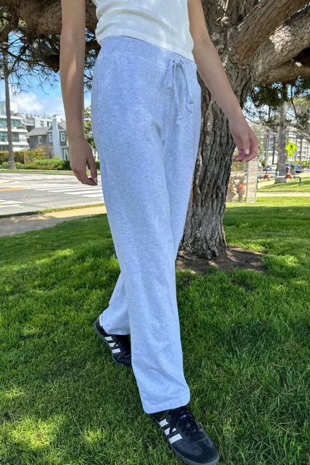 Brandy Melville Sweatpants and Sweatshirts Sasha Sweatpants Silver Grey 8211 Women