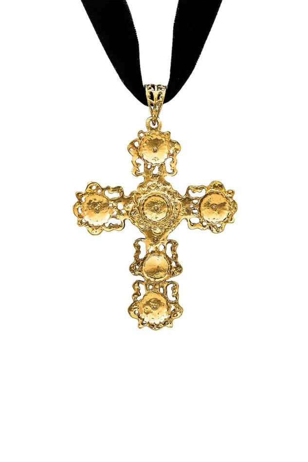 Brielle Necklace Black and Gold Women Lovers and Friends Jewelry
