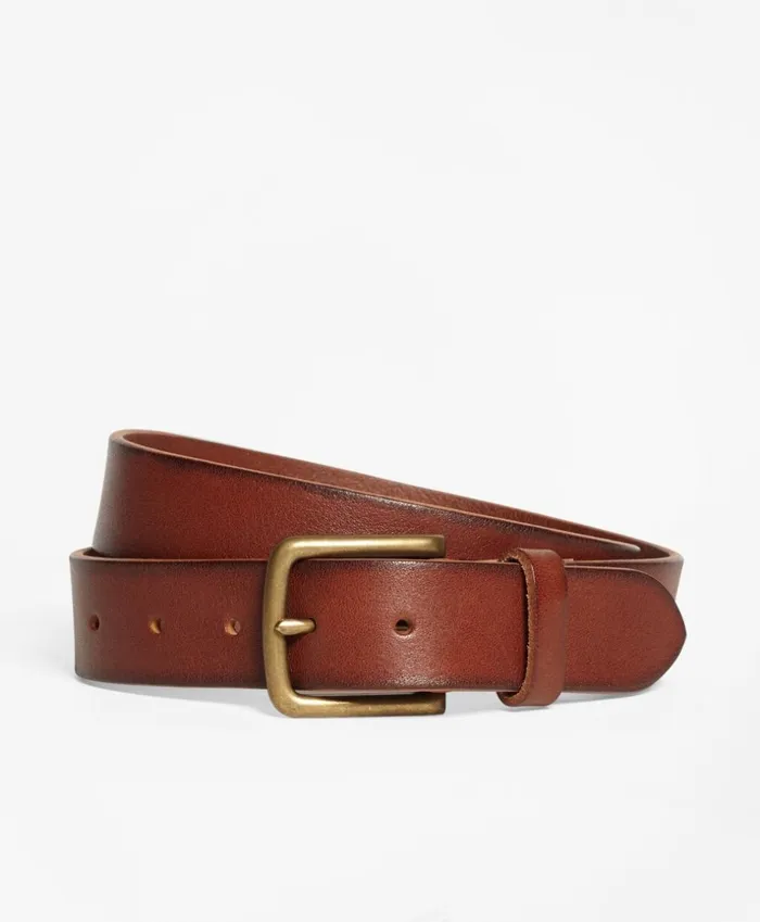 Brooks Brothers Belts Leather Belt Cognac 8211 Men